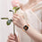 For Fitbit Versa 4 / Sense 2 Stainless Steel Watch Band Butterfly Buckle Replacement Strap - Rose Gold - 6