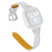 For Fitbit Versa 4 / Sense 2 Genuine Cow Leather Watch Band 20mm Slim Watch Strap - Bright Silver - 1