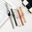 Replacement Watch Band for Xiaomi Smart Band 9 NFC / 9 / 8 NFC / 8 Genuine Cow Leather Grids Pattern Watch Strap - White - 6