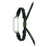 For Xiaomi Smart Band 8 Integrated Watch Case Nylon Braided Rope Silicone Bead Adjustable Wrist Strap - Black + Green - 2