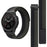 For Garmin Tactix 7 Pro / Fenix 7X / Fenix 6X Pro 26mm Nylon Watch Band Adjustable Wrist Strap Replacement - Black+Grey - 4