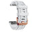 Watch Band for Garmin Fenix 7S / 6S Pro / 5S Plus / Instinct 2S , 20mm Silicone Replacement Strap with Rose Gold Buckle - White - 3