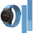 For Garmin Forerunner 965 / 955 / 945 / 935 Adjustable Watch Strap Stitching Nylon Loop Wrist Band - Sky Blue - 3