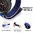 For Garmin Forerunner 965 / 955 / 945 / 935 Adjustable Watch Strap Stitching Nylon Loop Wrist Band - Sky Blue - 6