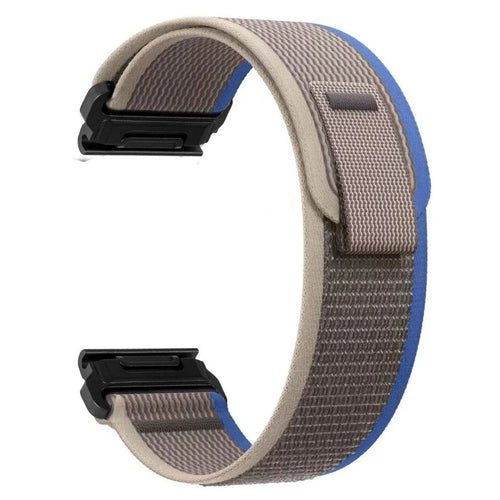 For Garmin Forerunner 965 / 955 / 945 / 935 22mm Watch Band Trail Loop Adjustable Nylon Wrist Strap - Blue - 1