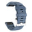 Watch Band for Garmin Forerunner 965 / 955 / 945 / 935 Soft Silicone Strap  Bracelet with Silver Buckle - Navy Blue - 1