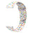 Quick Release Watch Band for Garmin Venu / Sq / Sq 2 / 2 Plus , Silicone 20mm Printed Color Dot Replacement Bracelet - White - 2