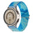 Nylon Watch Band for Coros Pace 2 / Apex 42mm , 20mm Pattern Adjustable Braided Loop Strap - Ocean Blue - 2