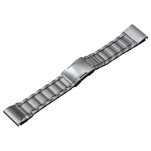 22mm Watch Band for Garmin Forerunner 965 / 955 / 945 / 935 , 5 Beads Titanium Steel Quick Release Bracelet - Silver - 1