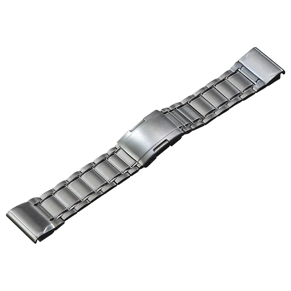 22mm Watch Band for Garmin Forerunner 965 / 955 / 945 / 935 , 5 Beads Titanium Steel Quick Release Bracelet - Silver - 1