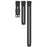 Silicone Watch Bands for Huawei Watch Ultimate , 22mm Replacement Strap Bracelet with Extension Strap - Black - 5