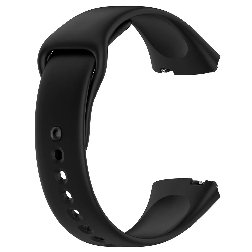 For Xiaomi Redmi Watch 3 Lite / Watch 3 Active Replacement Silicone Watchband Soft Watch Strap - Black - 2