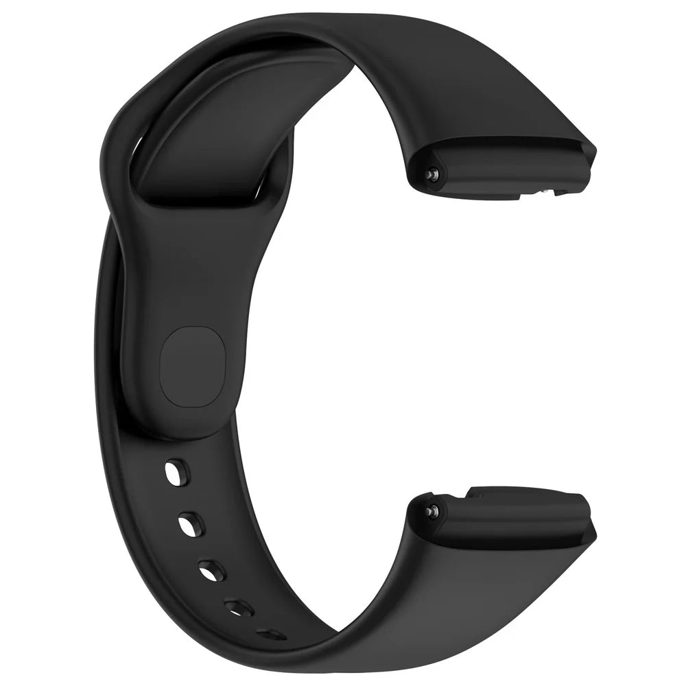 For Xiaomi Redmi Watch 3 Lite / Watch 3 Active Replacement Silicone Watchband Soft Watch Strap - Black - 3