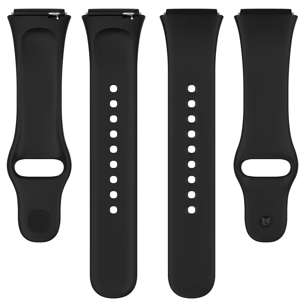For Xiaomi Redmi Watch 3 Lite / Watch 3 Active Replacement Silicone Watchband Soft Watch Strap - Black - 5