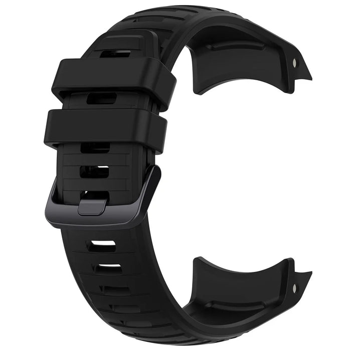 Sports Watch Band for Garmin Instinct 2X , 22mm Replacement Silicone Strap - Black - 2