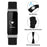 For Fitbit Inspire 3 Wave Shape Woven Nylon Smart Watch Band Replacement Wrist Strap - Black - 2