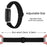 For Fitbit Inspire 3 Wave Shape Woven Nylon Smart Watch Band Replacement Wrist Strap - Black - 3
