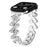 For Fitbit Versa 4 / Sense 2 Rhinestones Decor Watch Band Zinc Alloy Wrist Strap with Stainless Steel Buckle - Silver - 2