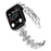 For Fitbit Versa 4 / Sense 2 Rhinestones Decor Watch Band Zinc Alloy Wrist Strap with Stainless Steel Buckle - Silver - 3