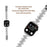For Fitbit Versa 4 / Sense 2 Rhinestones Decor Watch Band Zinc Alloy Wrist Strap with Stainless Steel Buckle - Silver - 4