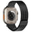 For Apple Watch Ultra 3 2 1 49mm / Series 11 10 46mm / 9 8 7 45mm / SE3 SE2 SE 6 5 4 44mm / 3 2 1 42mm Magnetic Watch Strap Stainless Steel Wristband - Black - 1