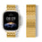 Watch Strap for Apple Watch Series 11 10 42mm / 9 8 7 41mm / SE3 SE2 SE 6 5 4 40mm / 3 2 1 38mm Watch Band 316L Stainless Steel Magnetic Wrist Strap - Gold - 3
