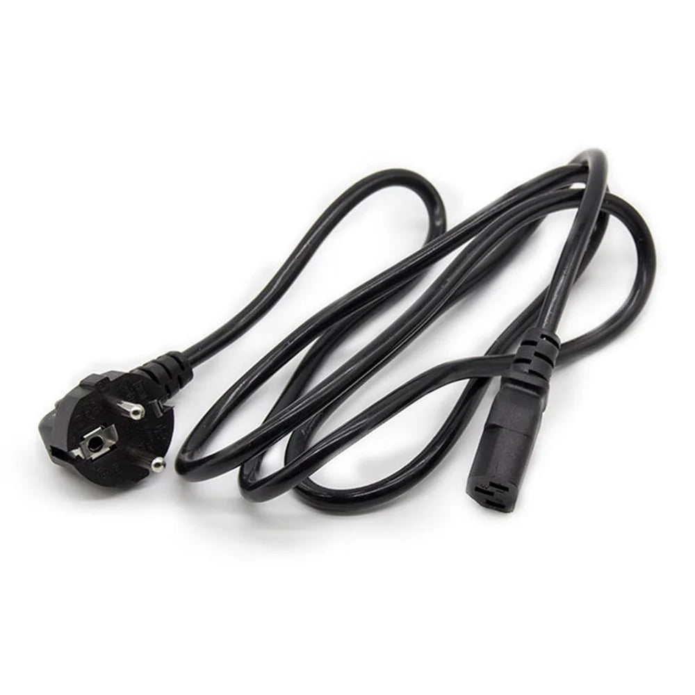 1m 3*0.75 SQMM EU Plug Power Cable for Monitor / Kettle 3 Square Pins Power Adapter (VDE Certified) - 7