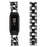 For Xiaomi Mi Band 7 Rhinestone Decor Alloy Watch Band with Watch Case - Black - 3