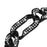 For Xiaomi Mi Band 7 Rhinestone Decor Alloy Watch Band with Watch Case - Black - 5