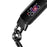 For Fitbit Luxe Rhinestone Decor Watch Band Zinc Alloy Metal Strap - Black - 4