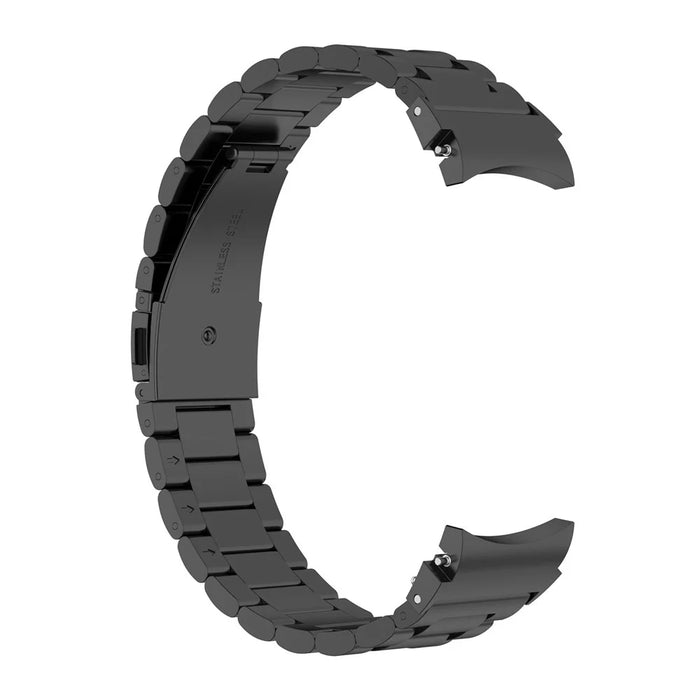 Stainless Steel Band for Samsung Galaxy Watch6 / Watch6 Classic / Watch 5 / Watch4 3-Bead Watch Strap - Black - 3