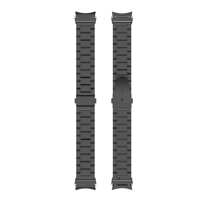 Stainless Steel Band for Samsung Galaxy Watch6 / Watch6 Classic / Watch 5 / Watch4 3-Bead Watch Strap - Black - 4