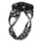 For Apple Watch Ultra 3 2 1 49mm / Series 11 10 46mm / 9 8 7 45mm / SE3 SE2 SE 6 5 4 44mm / 3 2 1 42mm Crown X-Shape Rhinestones Decor Strap Zinc Alloy Watch Band - Black - 2