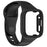 For Xiaomi Redmi Watch 3 Replacement Wrist Band Integrated Silicone Strap Watch Protective Case - Black - 3