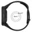 For Xiaomi Redmi Watch 3 Replacement Wrist Band Integrated Silicone Strap Watch Protective Case - Black - 6