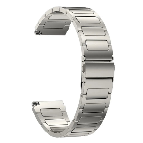 Titanium Alloy Watch Band for Huawei Watch 4 / Watch 4 Pro , Flat Buckle 22mm Width Watch Strap - Titanium - 1