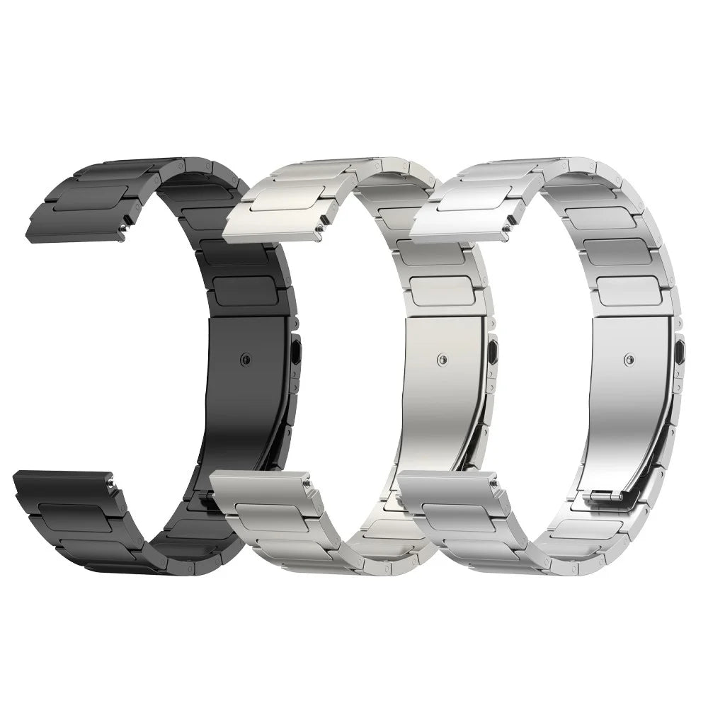 Titanium Alloy Watch Band for Huawei Watch 4 / Watch 4 Pro , Flat Buckle 22mm Width Watch Strap - Titanium - 6