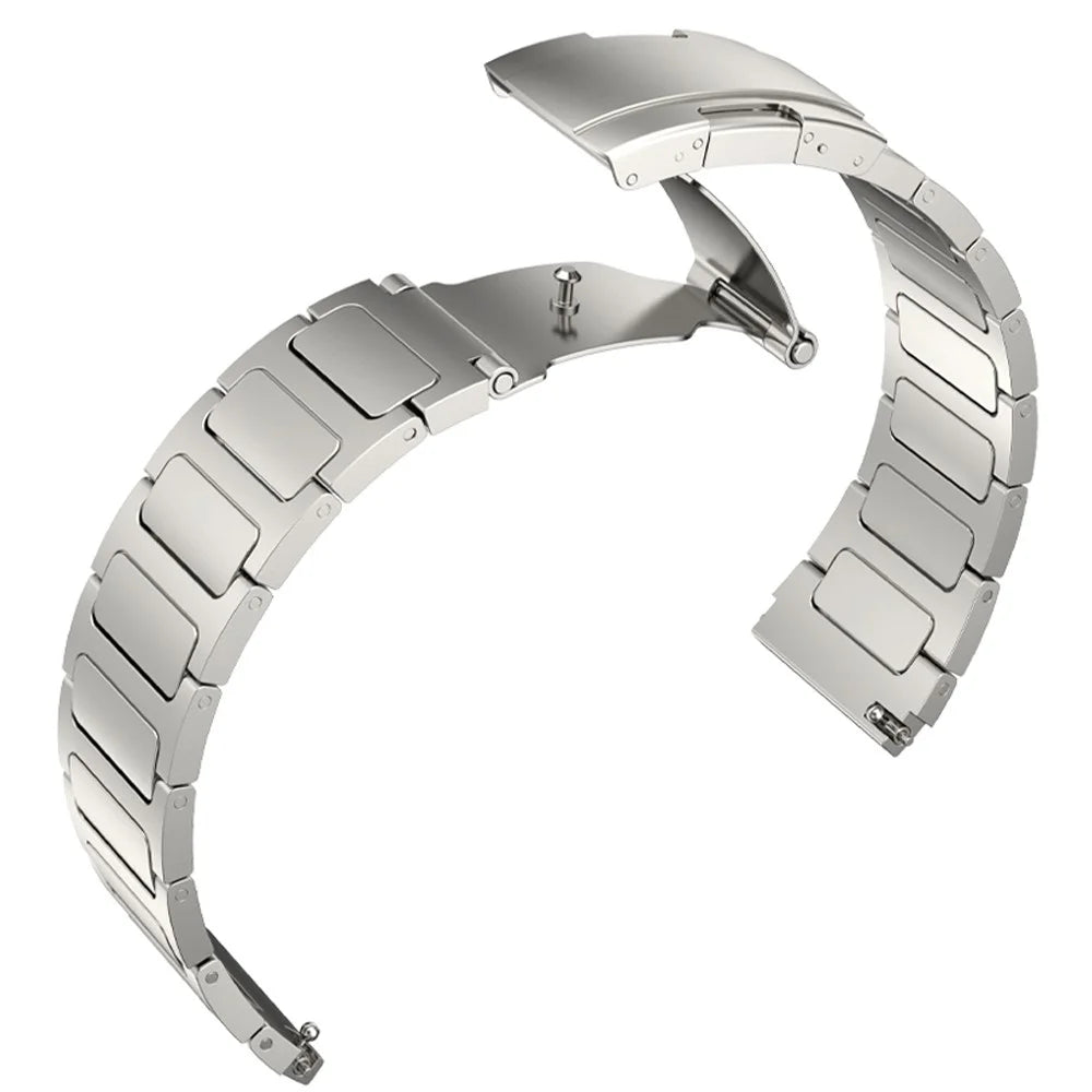 Titanium Alloy Wristband for Huawei Watch 4 / Watch 4 Pro , Tortoise Buckle 22mm Watch Strap Bracelet - Titanium - 6
