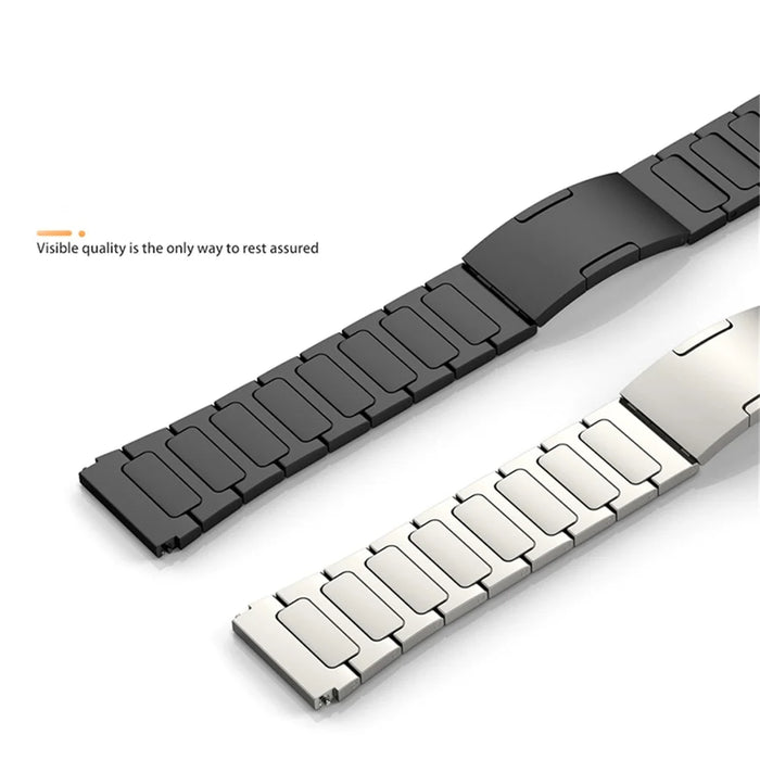 22mm Watch Band for Huawei Watch 4 / Watch 4 Pro , Titanium Alloy Metal Strap Replacement - Titanium - 5
