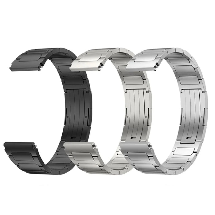 22mm Watch Band for Huawei Watch 4 / Watch 4 Pro , Titanium Alloy Metal Strap Replacement - Titanium - 7