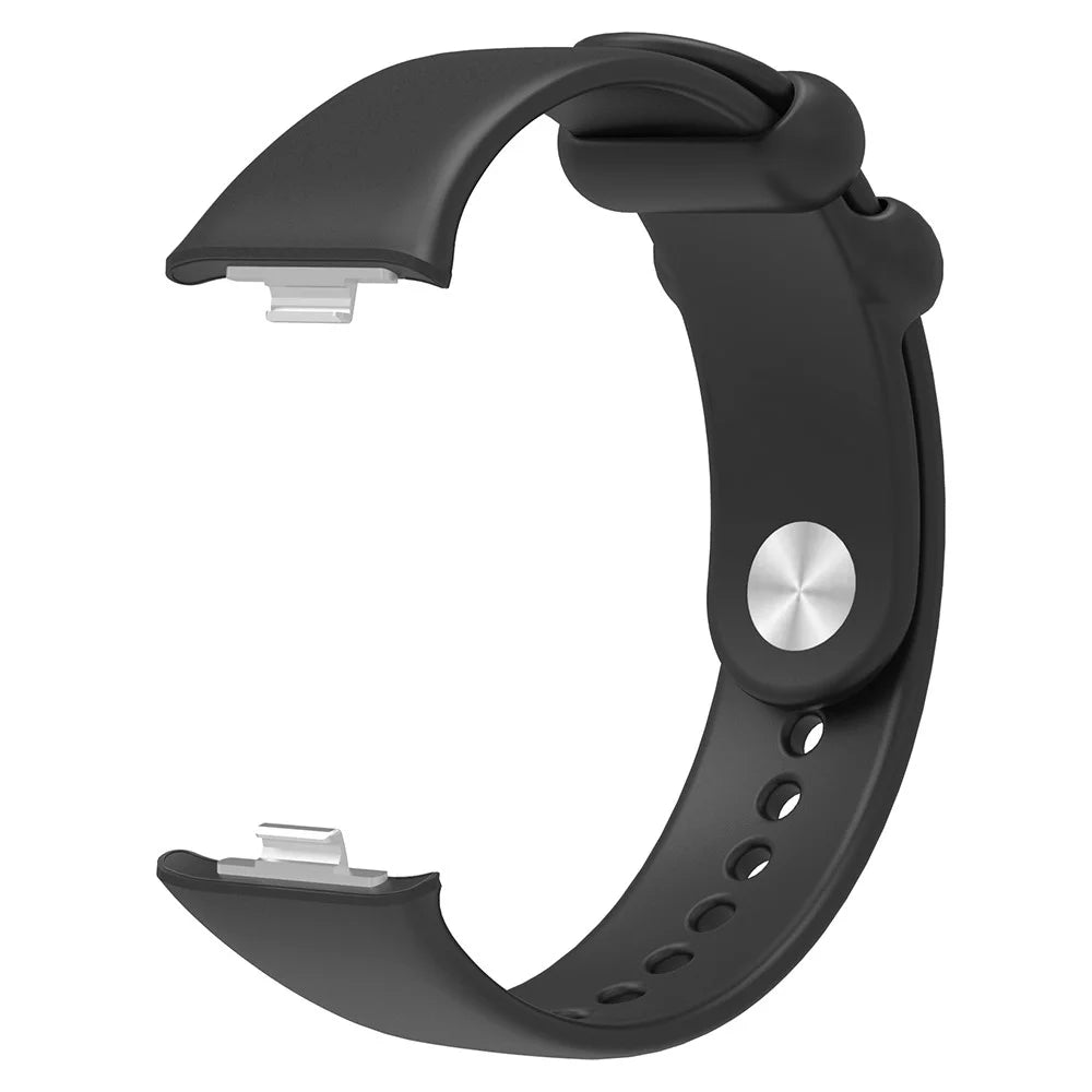 For Xiaomi Smart Band 10 Pro / 9 Pro / 8 Pro / Redmi Watch 6 / 5 / 4 Watch Strap Silicone Replacement Wristband - Black - 2