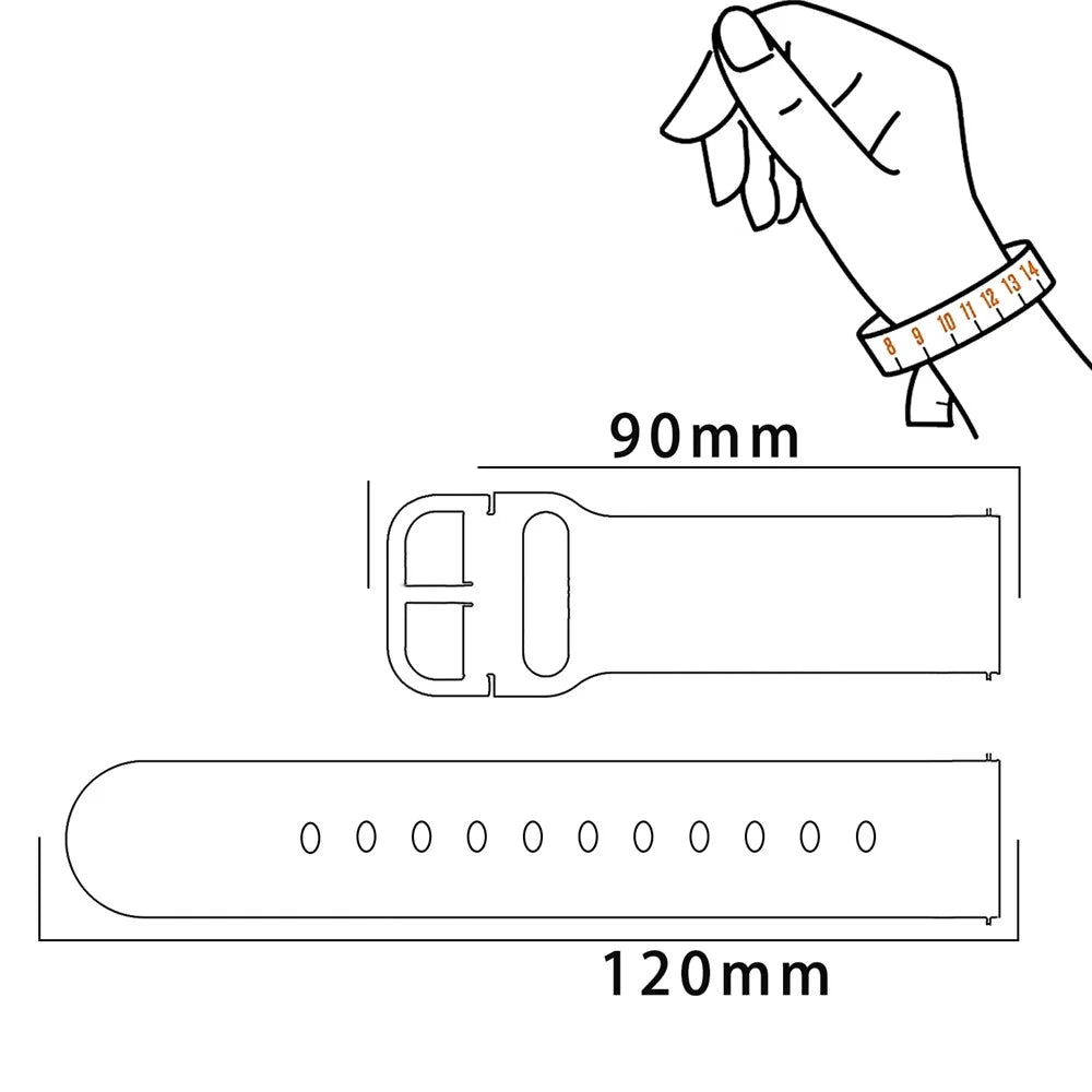 20mm Watch Band for Samsung Galaxy Watch6 Classic 43mm 47mm / Watch6 40mm 44mm Genuine Tree Leather+TPE Strap - Style A - 5