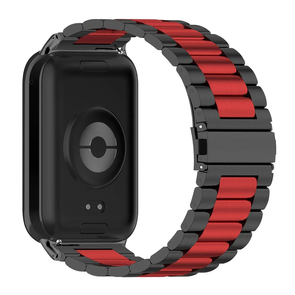 For Xiaomi Smart Band 10 Pro / 9 Pro / 8 Pro / Redmi Watch 6 / 5 / 4 Stainless Steel Watchband Quick Release Watch Strap with Tool, Spring Bar - 1
