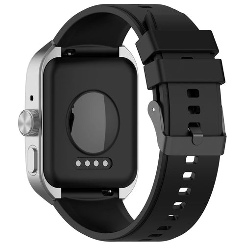 For Oppo Watch 4 Pro Silicone Watch Band 22mm Adjustable Strap - Black - 1