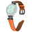 For Huami Amazfit Cheetah Pro Replacement Watch Strap 20mm Crown Connector Black Buckle Watch Band - Orange - 1