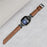 For Fitbit Versa 3 / Versa 4 / Sense / Sense 2 Black Buckle Watch Strap Genuine Cowhide Leather Wristband - Brown - 4