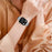 Watch Bracelet Band for Apple Watch Series 11 10 42mm / 9 8 7 41mm / SE3 SE2 SE 6 5 4 40mm / 3 2 1 38mm Rhinestone Band with Silver Buckle - Black - 5
