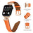 Watch Band for Apple Watch Ultra 3 2 1 49mm / Series 11 10 46mm / 9 8 7 45mm / SE3 SE2 SE 6 5 4 44mm / 3 2 1 42mm Rhinestone M-Shape Connector Strap with Rose Gold Buckle - Orange - 3
