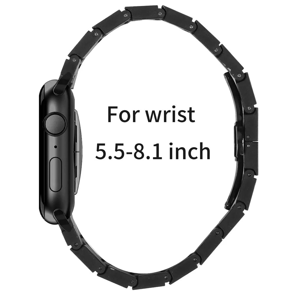 Watch Strap for Apple Watch Ultra 3 2 1 49mm / Series 11 10 46mm / 9 8 7 45mm / SE3 SE2 SE 6 5 4 44mm / 3 2 1 42mm Carbon Fiber Wristband - 7