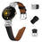 For Google Pixel Watch 4 41mm / Watch 3 41mm / Watch 2 / Watch Rhinestone Genuine Cowhide Leather Watch Strap (Silver Buckle) - Black - 3